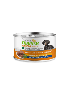 trainer natural sensitive dog 150gr small&toy ad agnello e riso