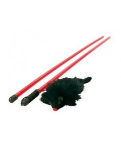 tx4105 cat gioco canna da pesca con topo 50cm