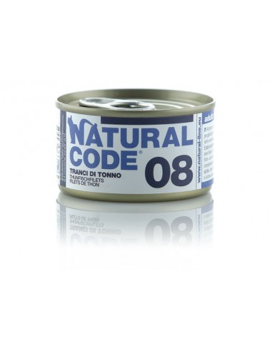natural code 08 85gr tranci di tonno 1108 off