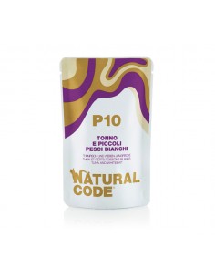 natural code p10 70gr tonno e piccoli pesci bianchi 1220