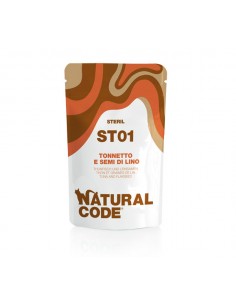 natural code st01 70gr steril tonnetto e semi di lino 1309