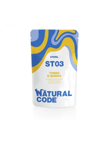 natural code st03 70gr steril tonno e quinoa 1311