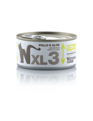 natural code xl3 170gr pollo e aloe 1423