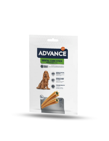 advance dog snack dental care stick medium maxi 7pz 180gr