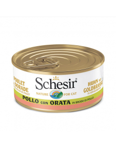 schesir cat 70gr lattina pollo con orata in brodo di pollo 01074544