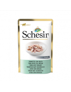 schesir cat 85gr busta ocean tonnetto con orata in jelly 01070112