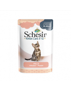 schesir cat 85gr busta kitten filetti di pollo