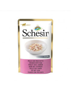schesir cat 85gr busta country pollo con prosciutto in jelly 01070251