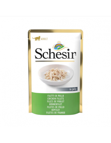 schesir cat 85gr busta country filetti di pollo in jelly