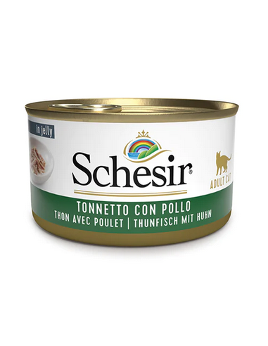 schesir cat 85gr lattina tonnetto con filetti di pollo 01074012
