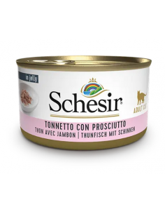 schesir cat 85gr lattina tonnetto con prosciutto 01074015