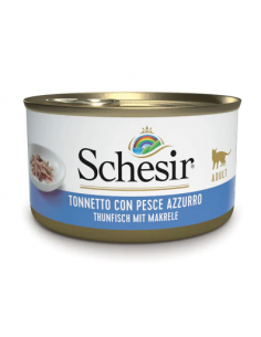 schesir cat 85gr lattina tonnetto con pesce azzurro 01074281