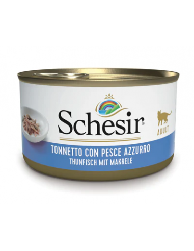schesir cat 85gr lattina tonnetto con pesce azzurro 01074281