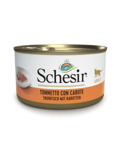 schesir cat 85gr lattina tonnetto con carote 01074283