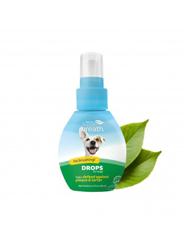 tropiclean fresh breath drops 65ml 001958