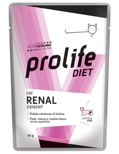 prolife cat vet busta 85gr renal exigent zcu.33801