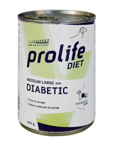 prolife dog vet diabetic 400gr zcu.33153