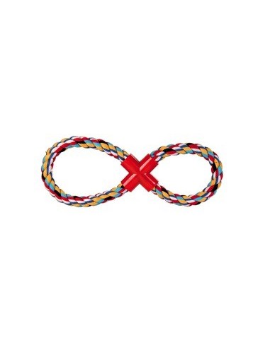 tx3278 dog corda cotone anello forma 8 35cm 280gr