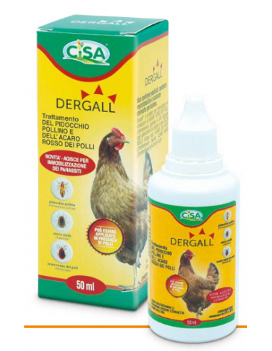 dergall acari pollo flacone 50ml...