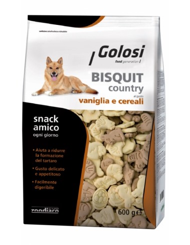 golosi dog bisquit country 600gr...