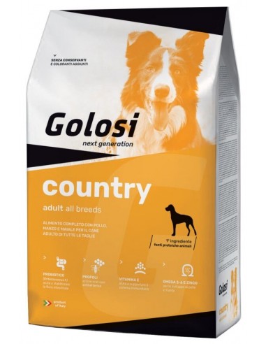 golosi dog 12kg country all breeds pollo manzo zgd.27589 off zg