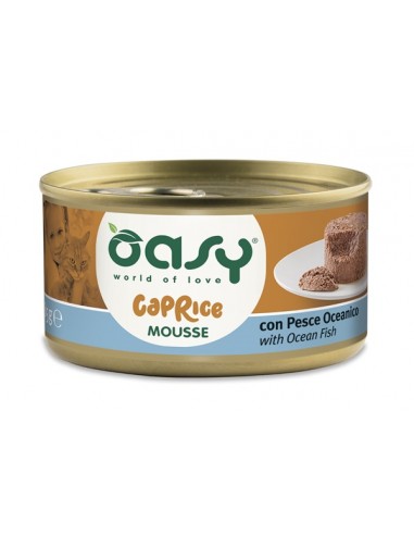 OASY WET CAT 85GR LATTINA CAPRICE MOUSSE CON PESCE OCEANICO