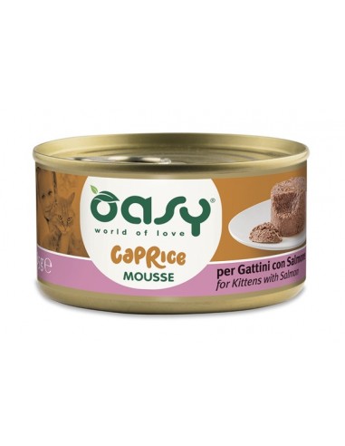 OASY WET CAT 85GR LATTINA CAPRICE MOUSSE CON SALMONE