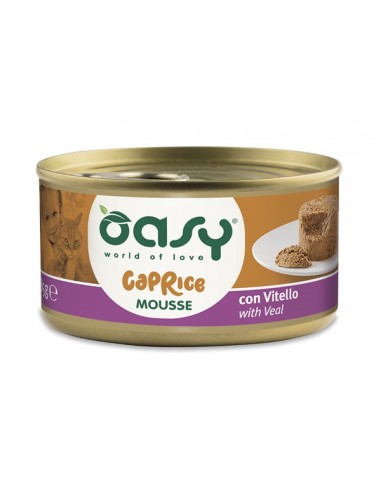 OASY WET CAT 85GR LATTINA CAPRICE MOUSSE CON VITELLO