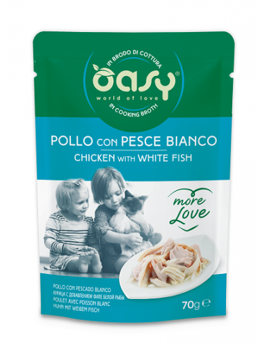 OASY CAT 70GR BUSTA MORE LOVE POLLO...