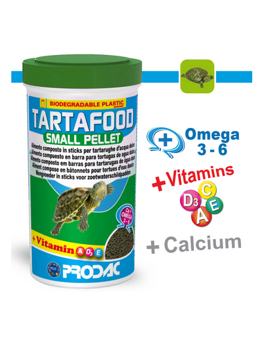 PRODAC TARTAFOOD SMALL PELLET 75GR 250ML TARSP250