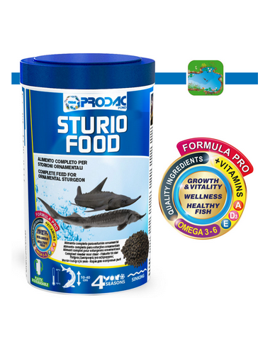 prodac sturio food 700gr 1200ml stu700