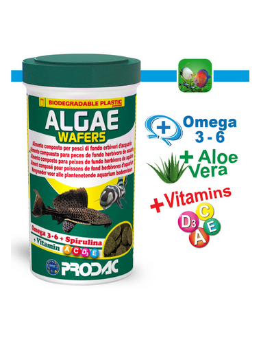 prodac algae wafers 50gr 100ml aw100