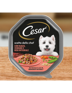 cesar 150gr scelta dello chef manzo alla griglia riso int/verdure 358234