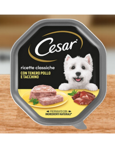 cesar 150gr ricette classiche pate' pollo tacchino 358202