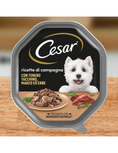 cesar 150gr ricette di campagna manzo tacchino salsa 358206