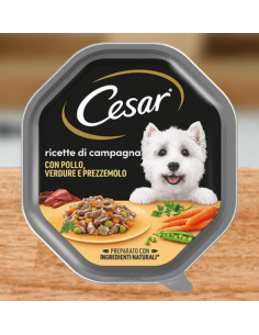 cesar 150gr ricette di campagna pollo e verdurine salsa 358207