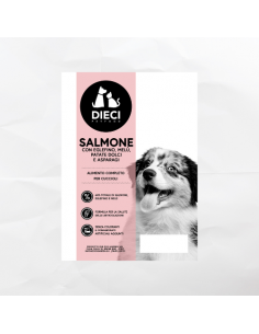 DIECI DOG 12KG GRAIN FREE PUPPY SALMONE CON EGLEFINO, MELU', PATATE DOLCI E ASPARAGI GPU0012KUPSIZZZ