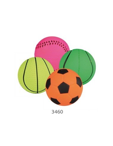 tx3443 dog gioco palla gomma fluorescente galleg d6cm