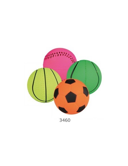 tx3443 dog gioco palla gomma fluorescente galleg d6cm