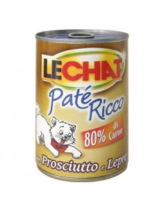 LECHAT CAT PATE 400GR PROSCIUTTO LEPRE