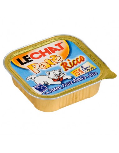 lechat cat pate 100gr tonno/pesce bianco