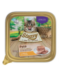 stuzzy cat vaschetta 100gr pate sterilised pollo 01032046