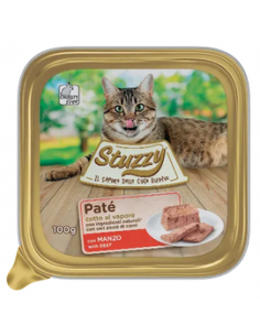 stuzzy cat vaschetta 100gr pate manzo 01031006