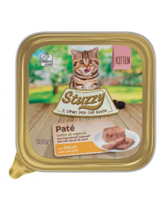 stuzzy cat vaschetta 100gr pate kitten pollo 01032056