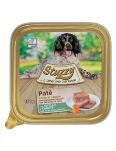stuzzy dog vaschetta 150gr pate vitello e carote 02033009