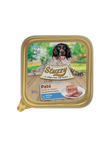 stuzzy dog vaschetta 150gr pate trota 02036559