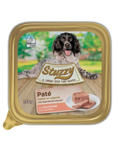 stuzzy dog vaschetta 150gr pate salmone 02036549
