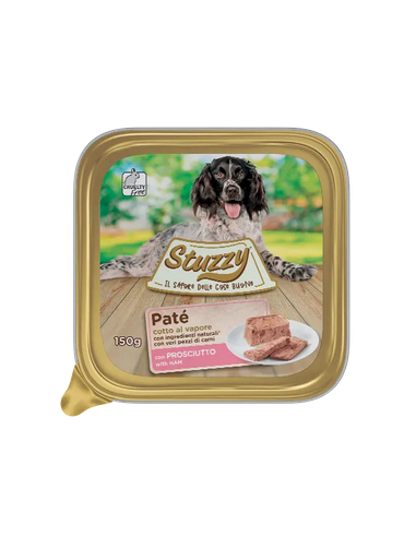 stuzzy dog vaschetta 150gr pate prosciutto 02036539