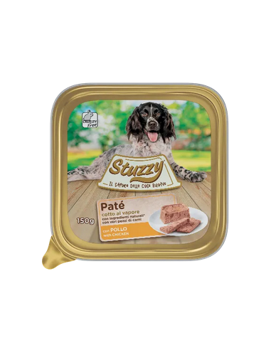 stuzzy dog vaschetta 150gr pate pollo 02032309