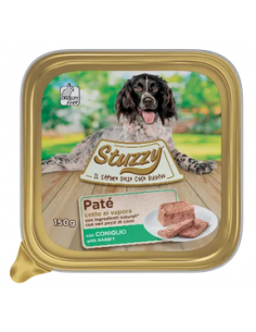 stuzzy dog vaschetta 150gr pate coniglio 02031003